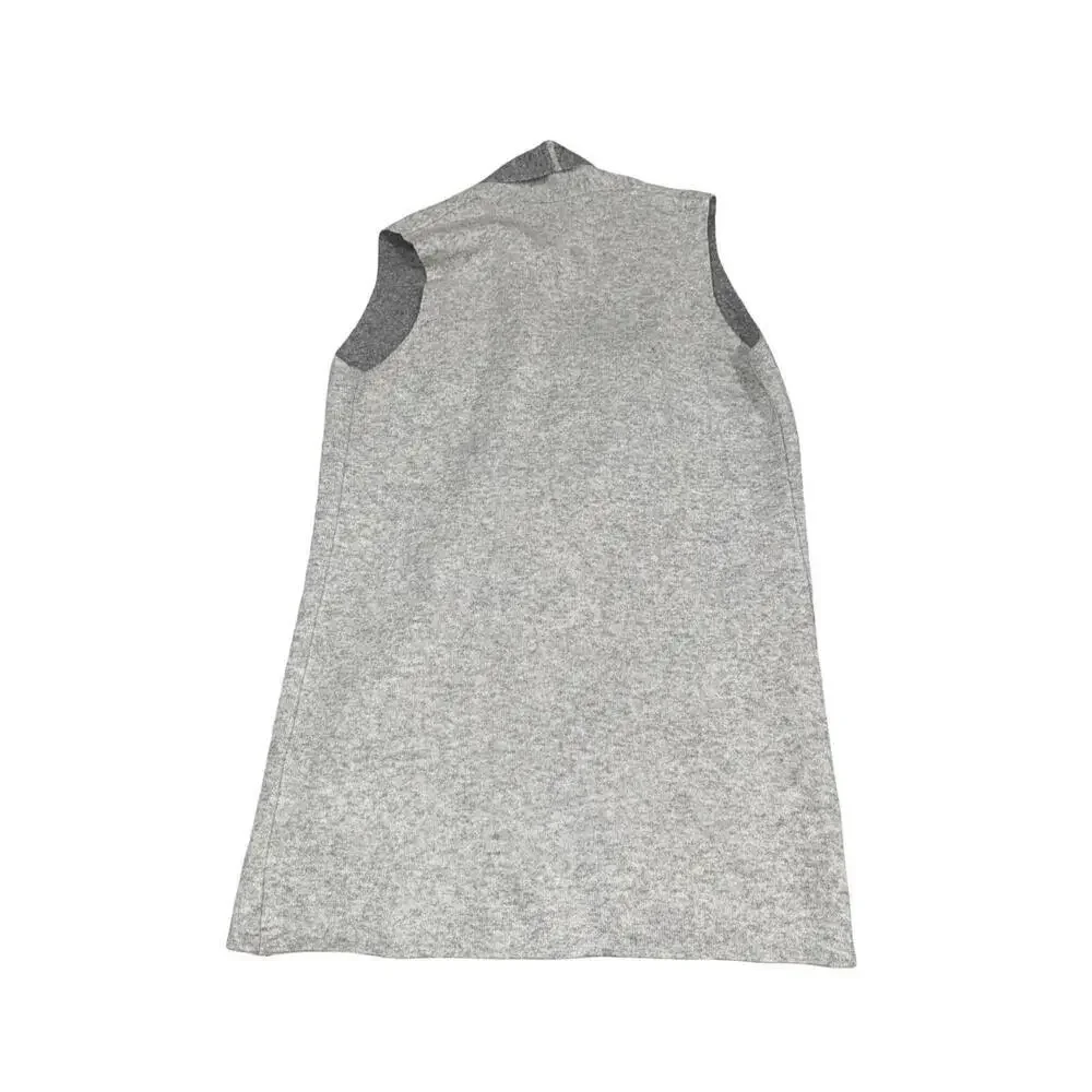 Benedetta B. Womens M Sleeveless Cardigan Wool Cashmere Blend Open Front Pocket - Picture 4 of 4